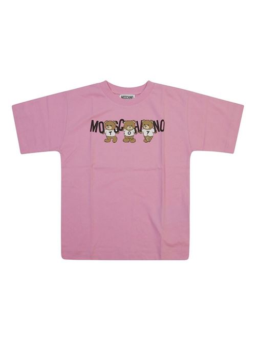 T-shirt maniche corte orsetti MOSCHINO KID-TEEN | H9M03RLAA1050243